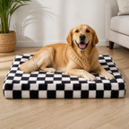 Ortopedyczne legowisko dla psa z pianki memory foam i antypoślizgowym spodem (zdejmowany pokrowiec)