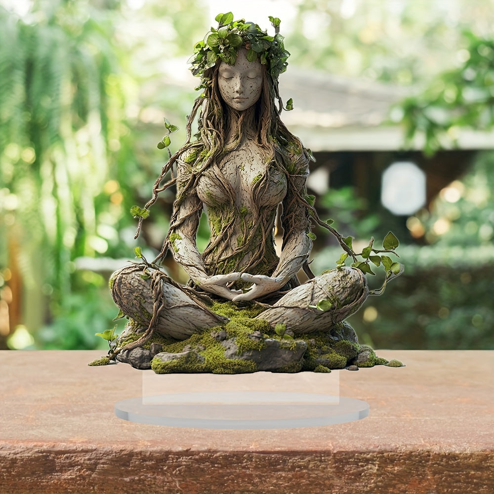 Ozdobna 2D Bohemian Goddess dla eleganckiego wnętrz