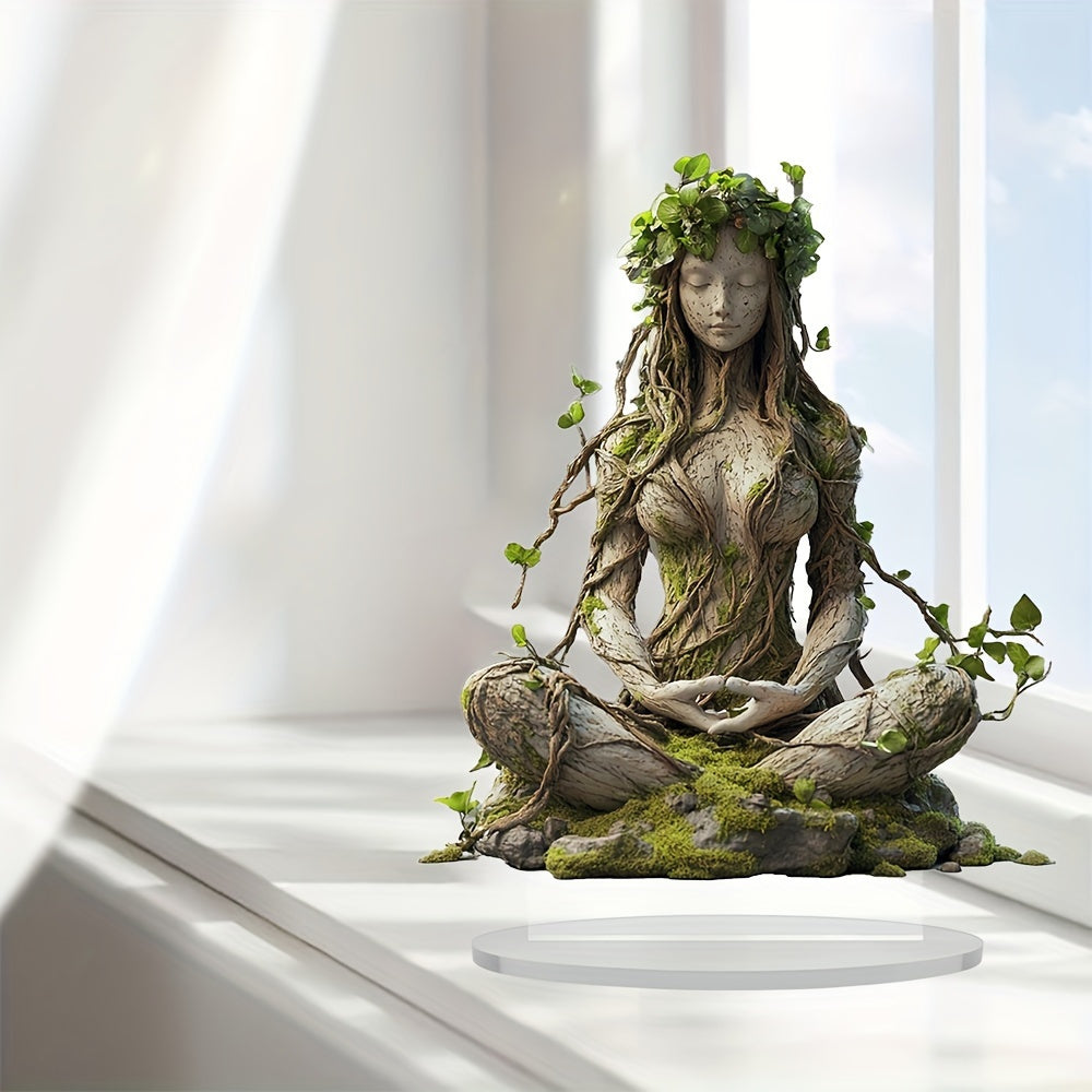 Ozdobna 2D Bohemian Goddess dla eleganckiego wnętrz