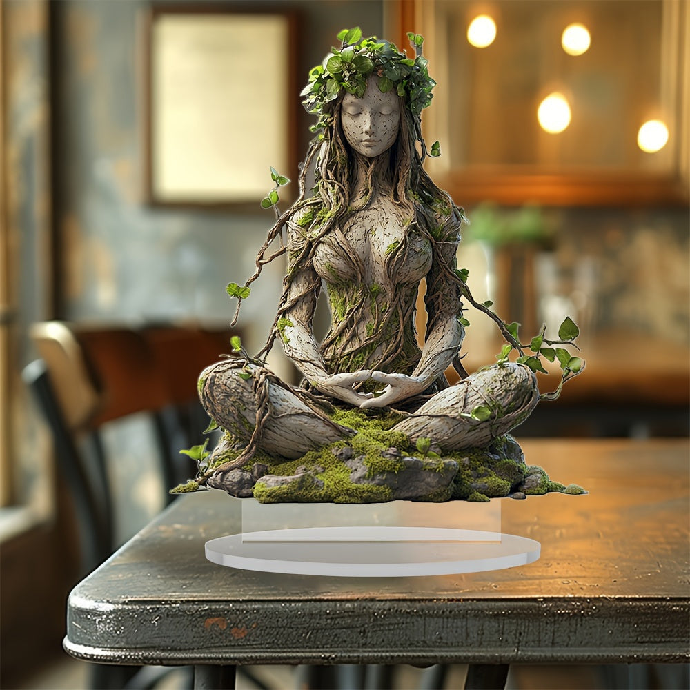 Ozdobna 2D Bohemian Goddess dla eleganckiego wnętrz