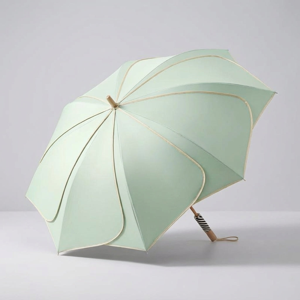Parasol damski z motywem kwiatowym