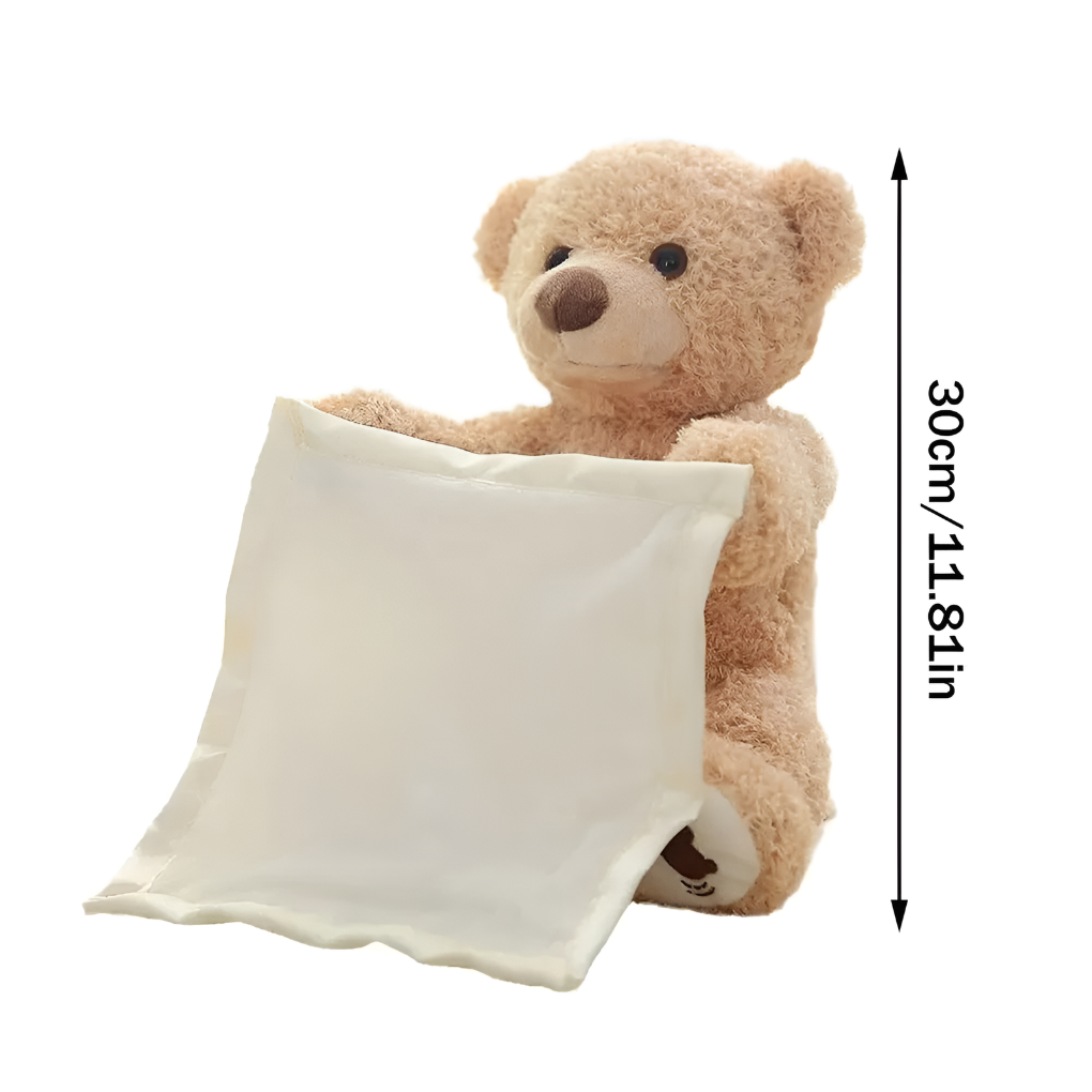 Peek-A-Boo Teddy, interaktywna zabawka pluszowa