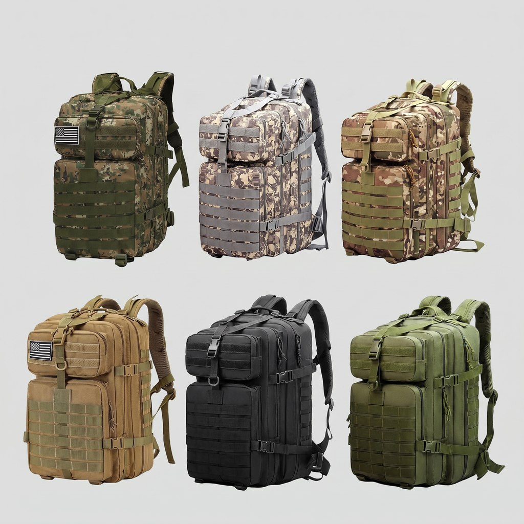 Plecak taktyczny 50 l z systemem MOLLE – plecak militarny na wędrówki