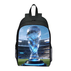 Plecak z wyrazistym motywem sportowym