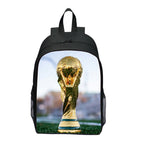 Plecak z wyrazistym motywem sportowym