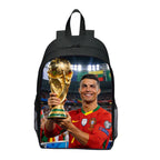 Plecak z wyrazistym motywem sportowym