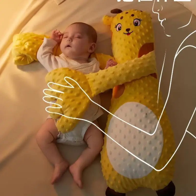 Pluszowa poduszka-gęś uspokajająca sen niemowlęcia