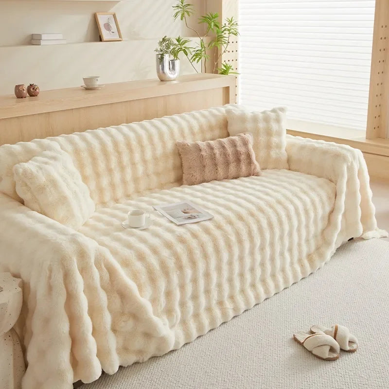 Pluszowa Narzuta na Kanapę - Komfort i Elegancja do Salonu