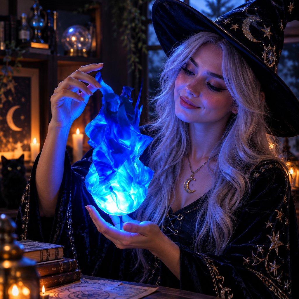 Pływająca kula ognia – rekwizyt cosplayowy
