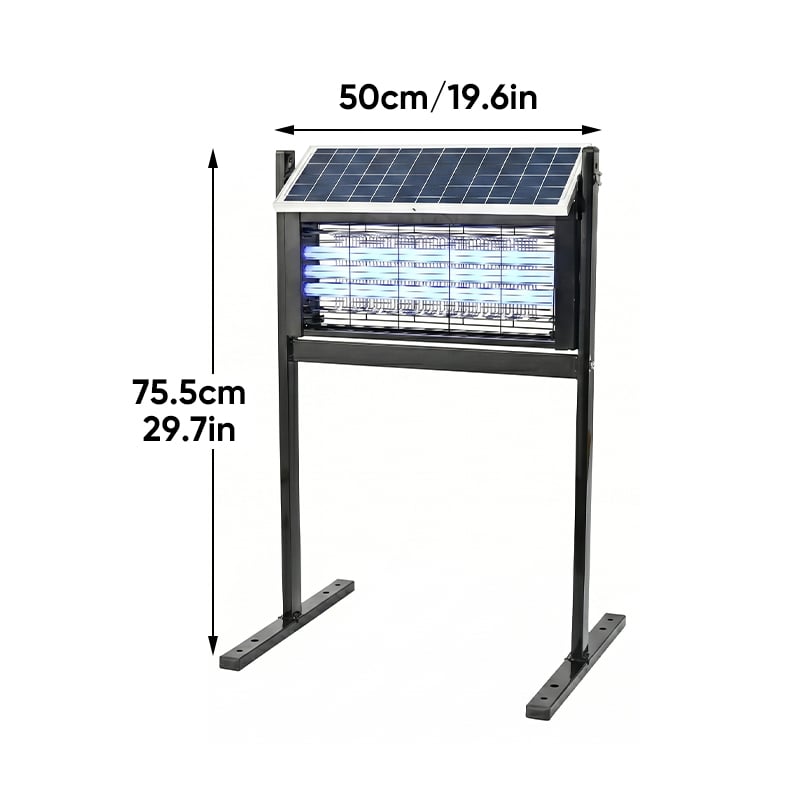 Potężna solarna lampa owadobójcza GLOBDREW do użytku zewnętrznego