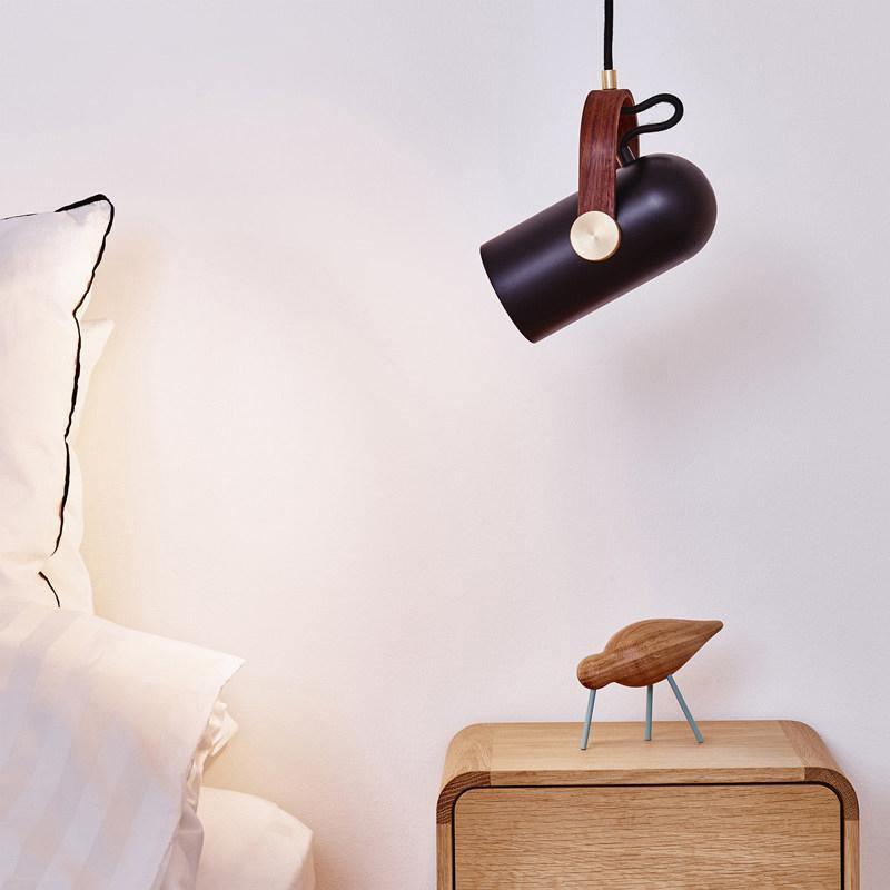 Przemysłowa lampa wisząca w stylu „cannon” do wnętrz typu loft