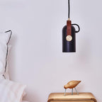 Przemysłowa lampa wisząca w stylu „cannon” do wnętrz typu loft