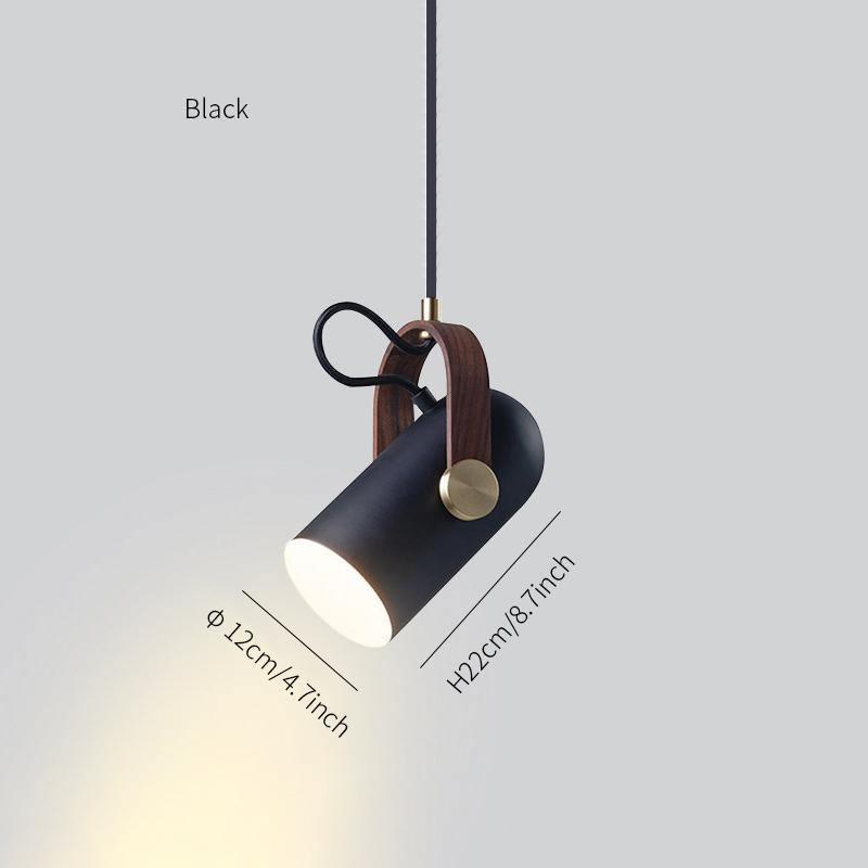 Przemysłowa lampa wisząca w stylu „cannon” do wnętrz typu loft