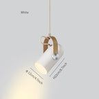 Przemysłowa lampa wisząca w stylu „cannon” do wnętrz typu loft