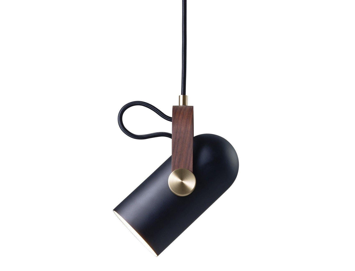 Przemysłowa lampa wisząca w stylu „cannon” do wnętrz typu loft