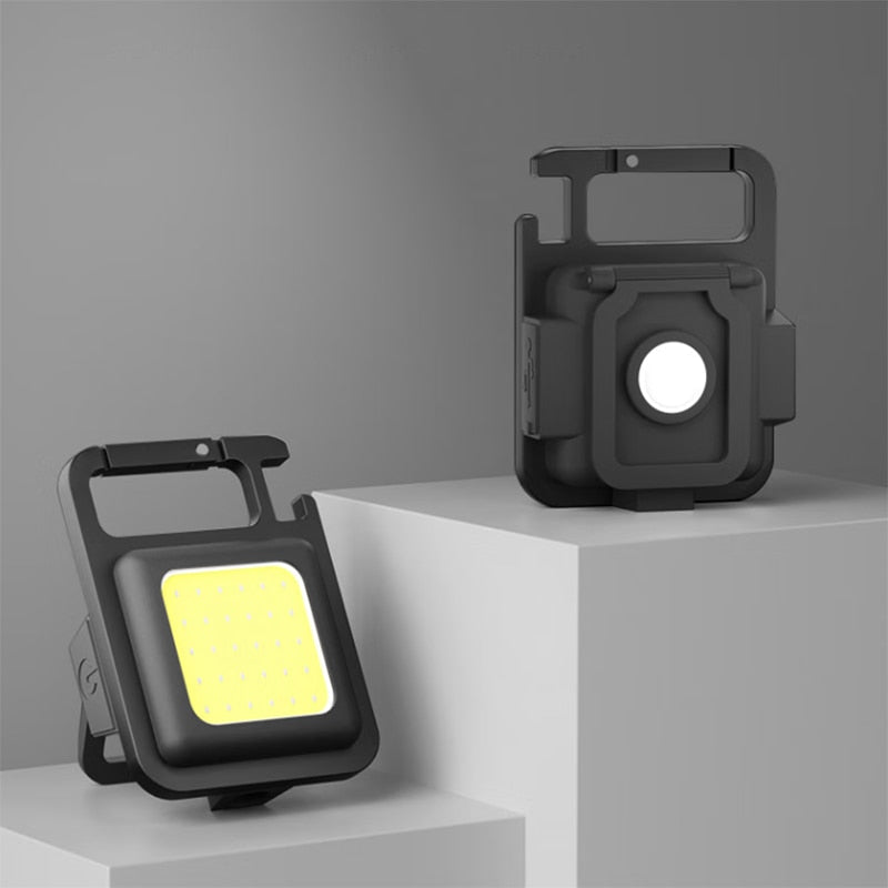 Przenośna Latarka LED z Powerbankiem i Magnesem