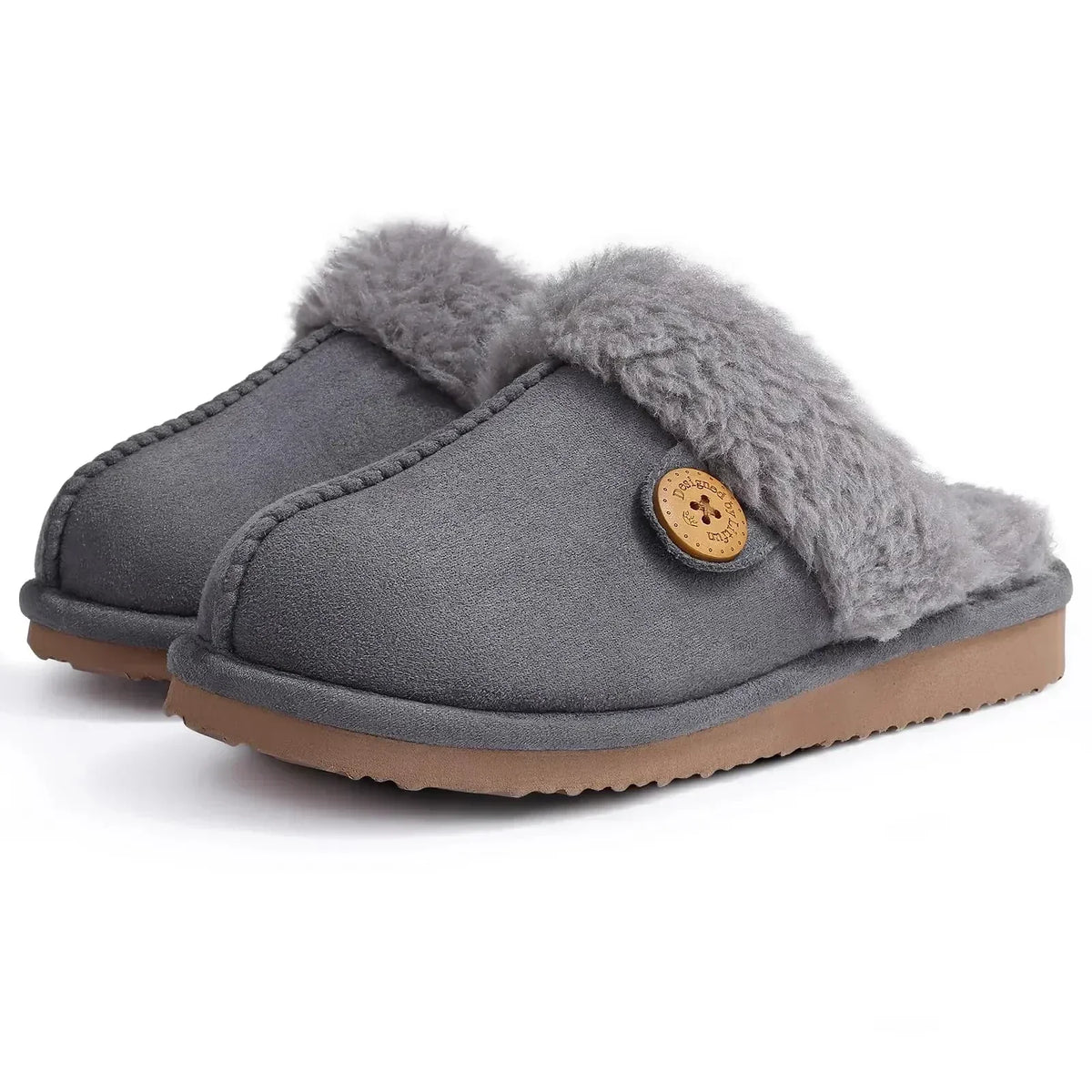 Przytulne ogrzewane kapcie damskie