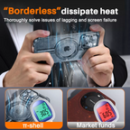Quellio EvoBorder – etui bezramkowe MagSafe ze stopu aluminium do iPhone'a 13–16