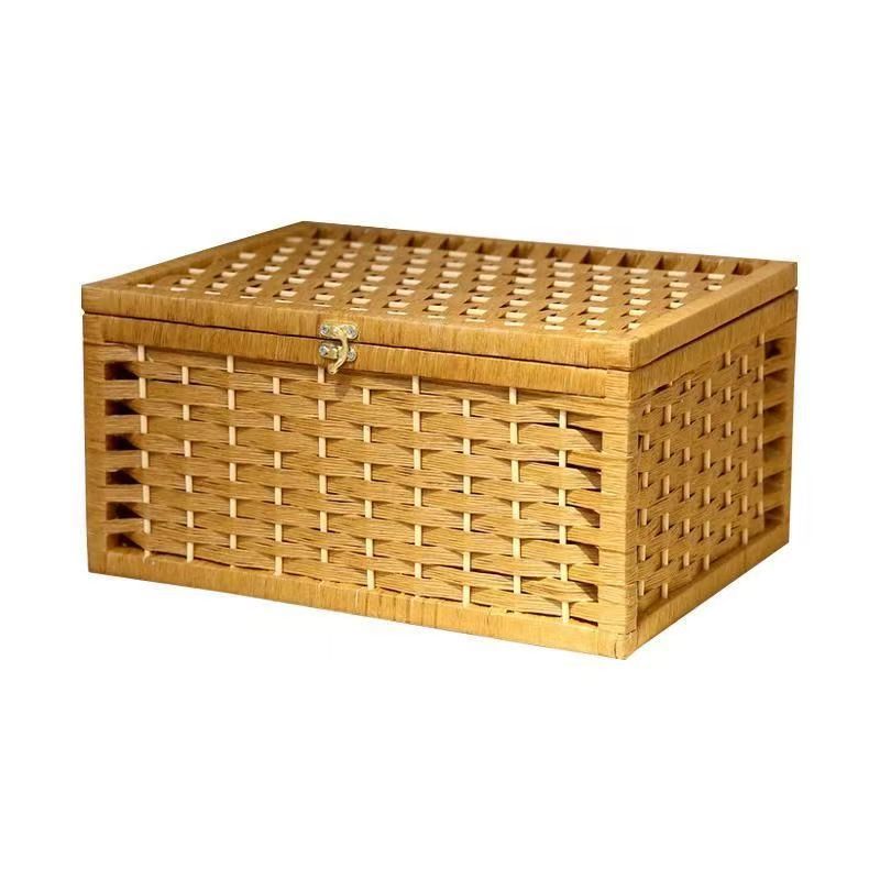 Rattanowy pojemnik do przechowywania