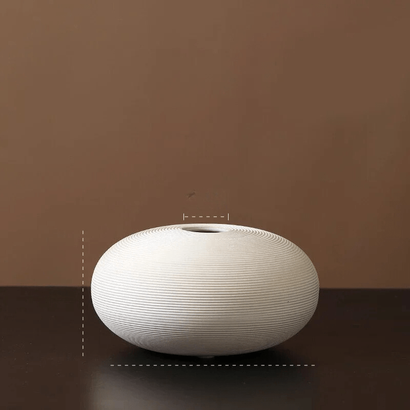 Ręcznie Wykonany Wazon Ceramiczny - Spokojny Akcent do Domu