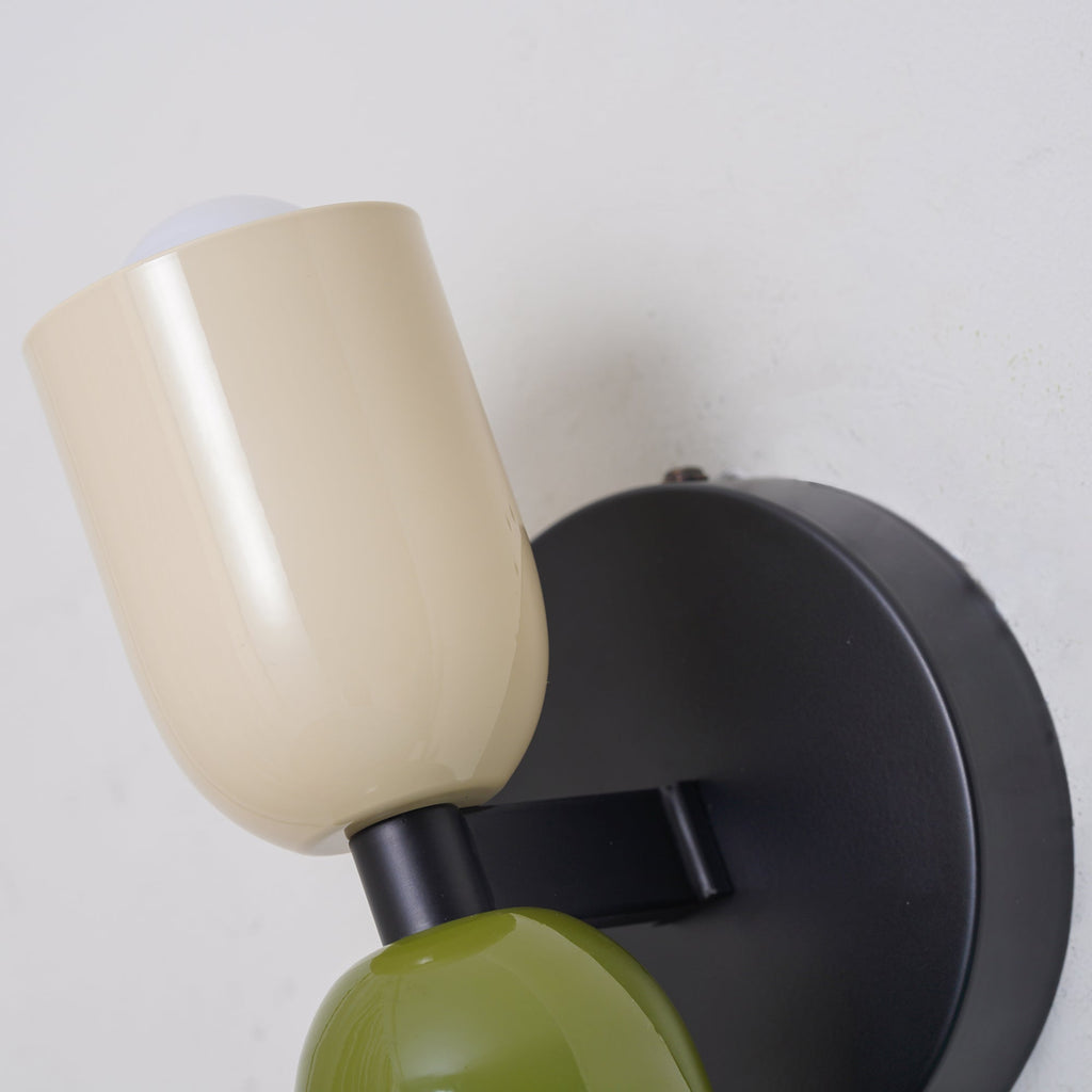 Regulowana kinkiet z podwójną głowicą w stylu retro do wnętrz