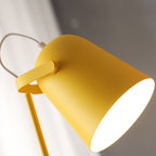 Regulowana nowoczesna lampa biurkowa LED z obrotowym kloszem