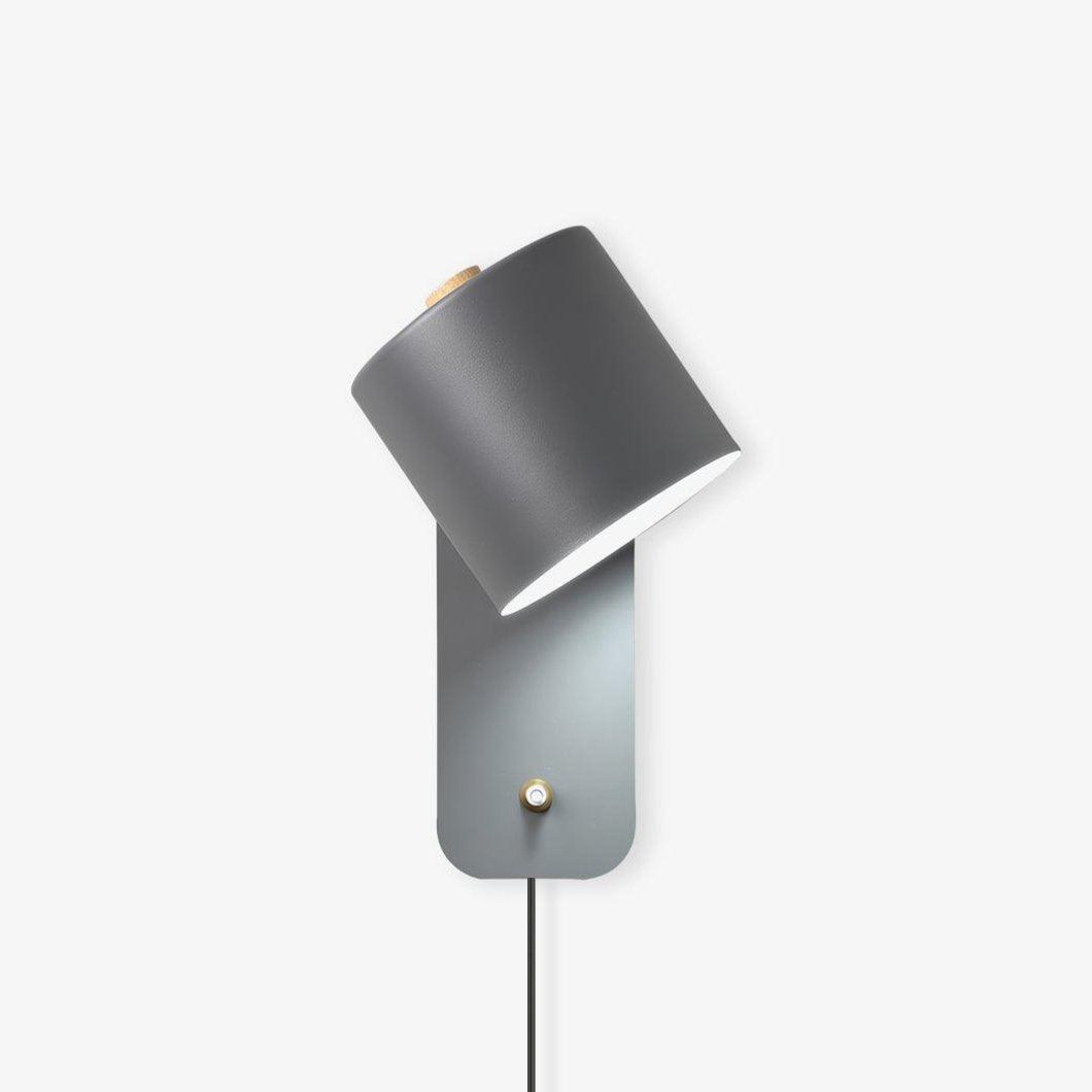 Regulowana obrotowa cylindryczna lampa ścienna