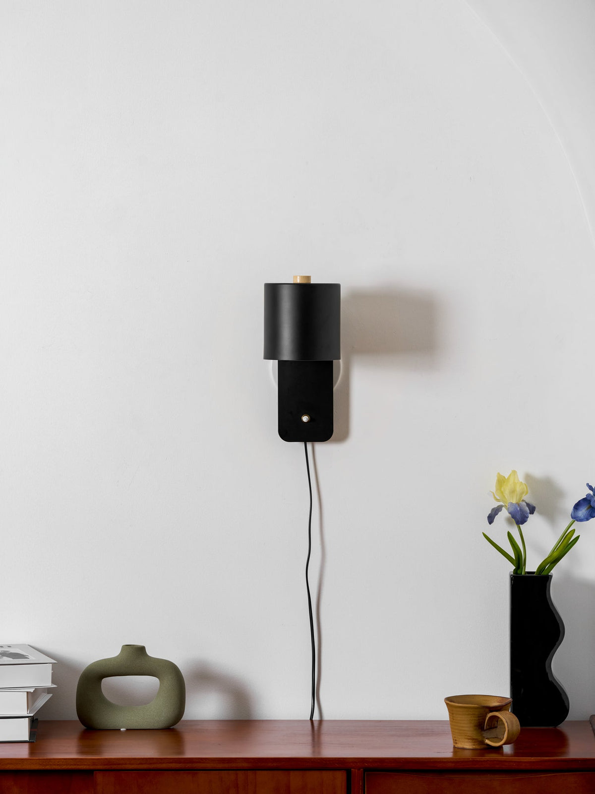 Regulowana obrotowa cylindryczna lampa ścienna