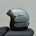 Retro chopper kask otwarty, certyfikat DOT i ECE, VesperRyder