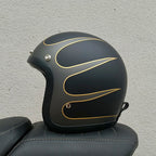 Retro chopper kask otwarty, certyfikat DOT i ECE, VesperRyder