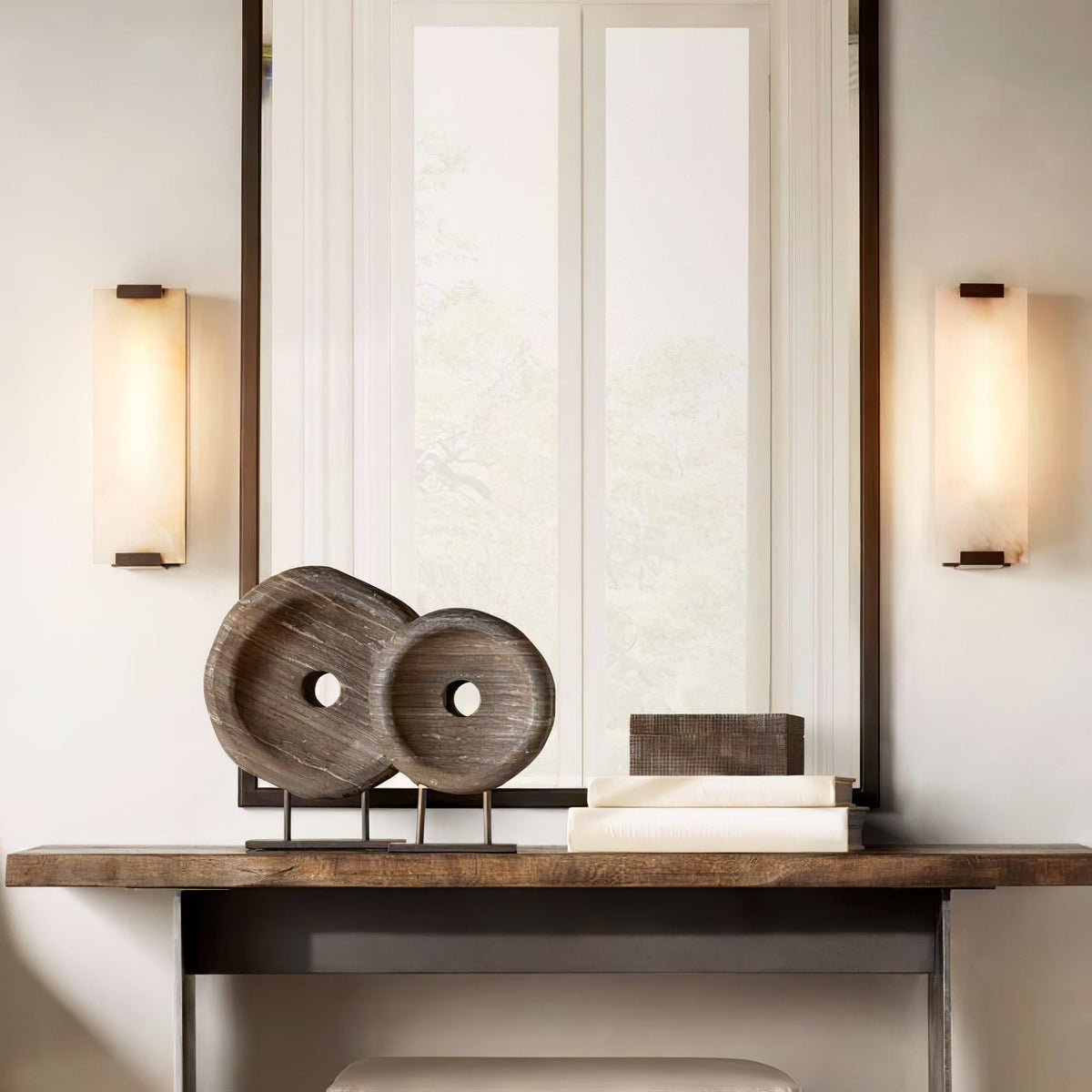 Kinkiet Roux Alabaster