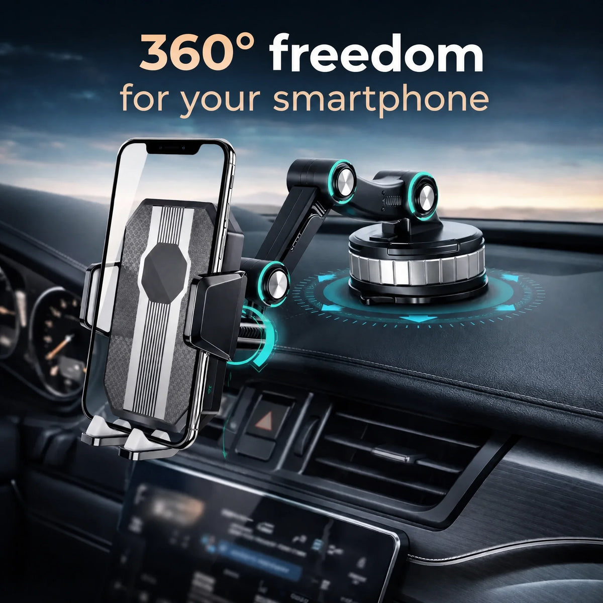 Samochodowy uchwyt na telefon | LuxGrip