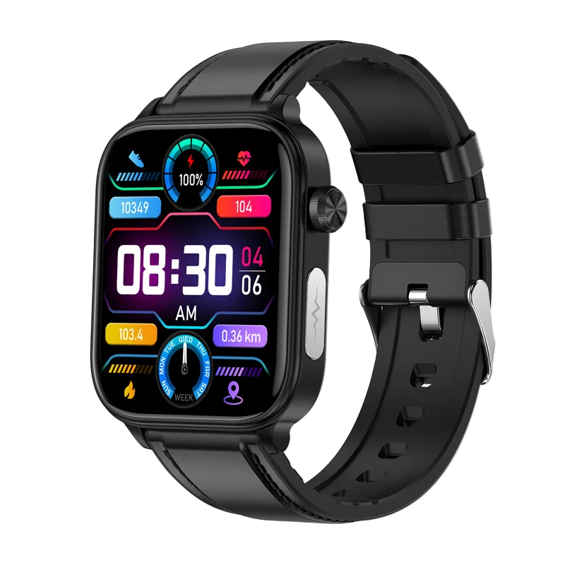 Smartwatch dla seniorów z monitorowaniem zdrowia i GPS