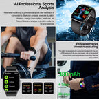 Smartwatch dla seniorów z pomiarem ciśnienia i cukru