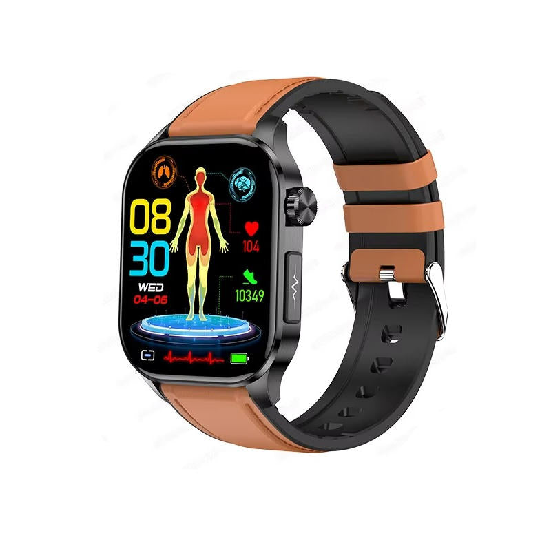 Smartwatch dla seniorów z pomiarem ciśnienia i cukru