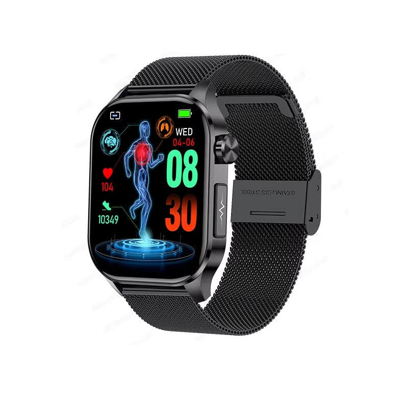 Smartwatch dla seniorów z pomiarem ciśnienia i cukru
