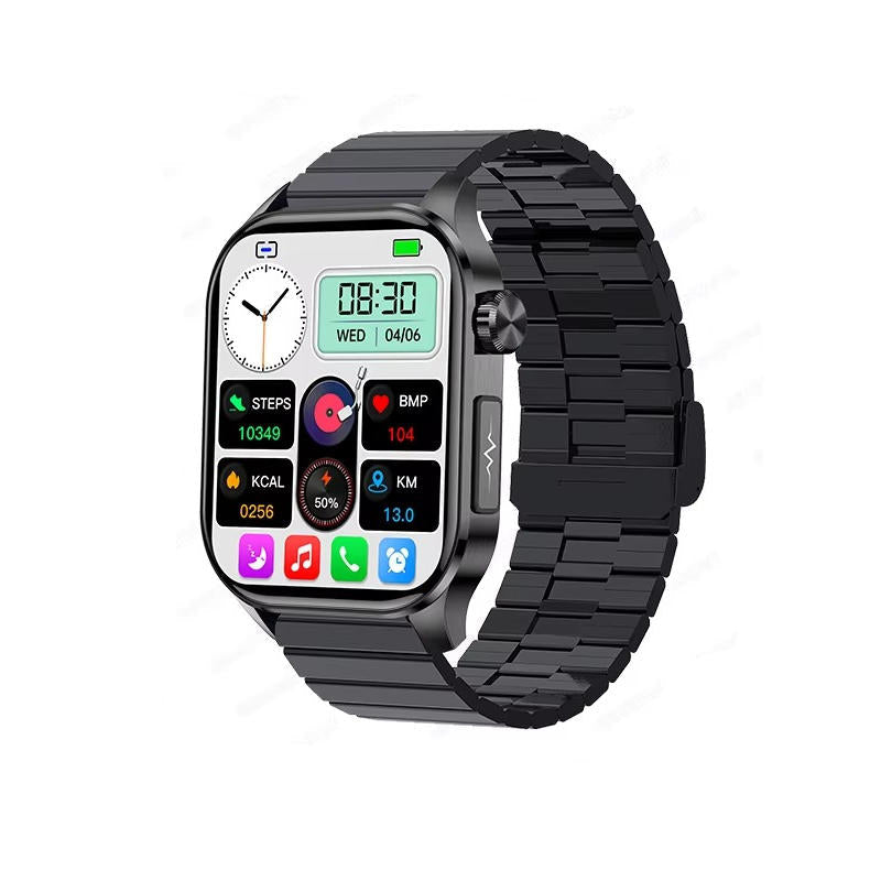 Smartwatch dla seniorów z pomiarem ciśnienia i cukru