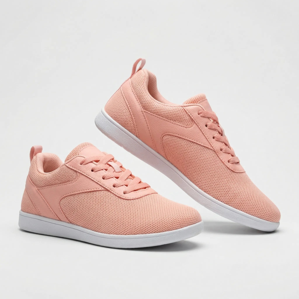 Sneakersy barefoot, szeroki czubek, płaska podeszwa, przewiewna cholewka