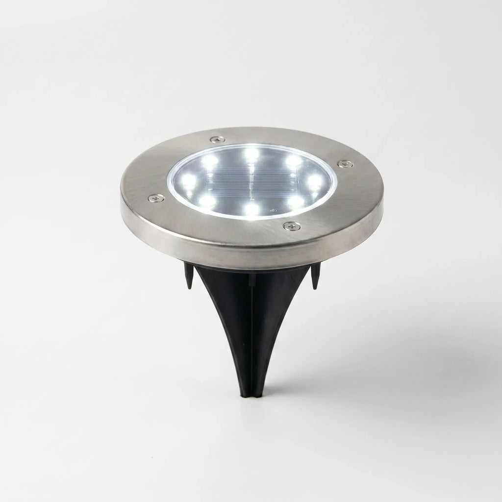 Solarne lampy najazdowe LED do ogrodu i ścieżek