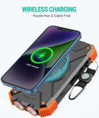 Solarny powerbank awaryjny Rivanta IPX4