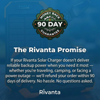 Solarny powerbank awaryjny Rivanta IPX4