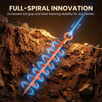 Spiralne kotwy wkręcane do gruntu GLOBDREW
