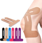 Stabilizator kolana | Wstępnie wycięta taśma kinesio | Oddychające wsparcie kolana | Flexify