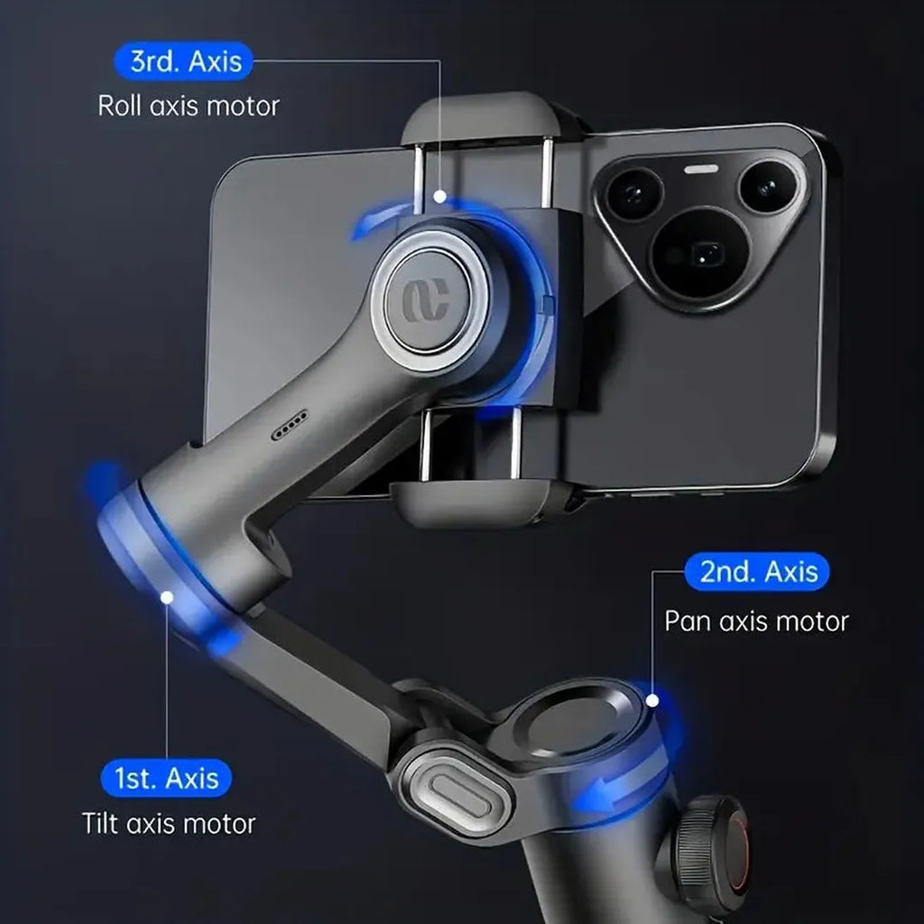 Stabilizator PTZ do smartfona składany do vlogów