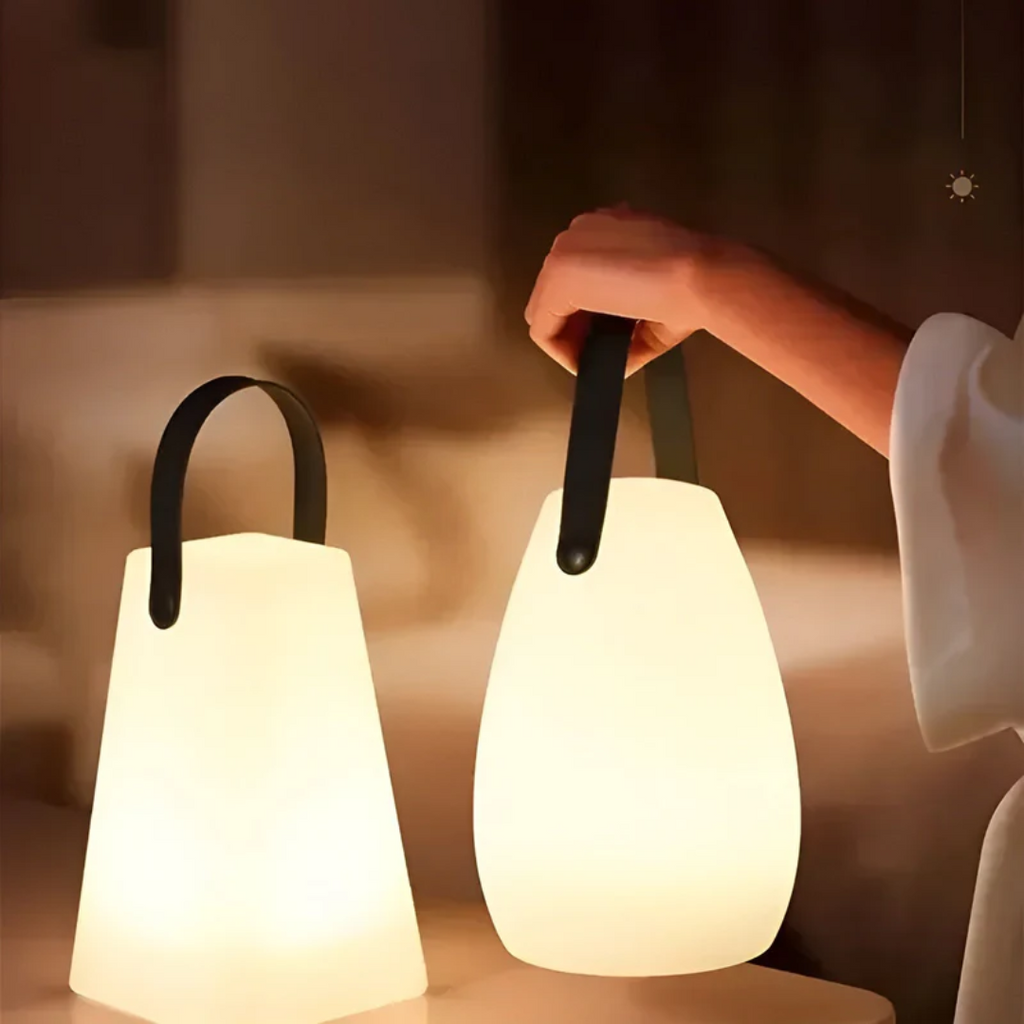 Stylowa bezprzewodowa wodoodporna lampa stołowa
