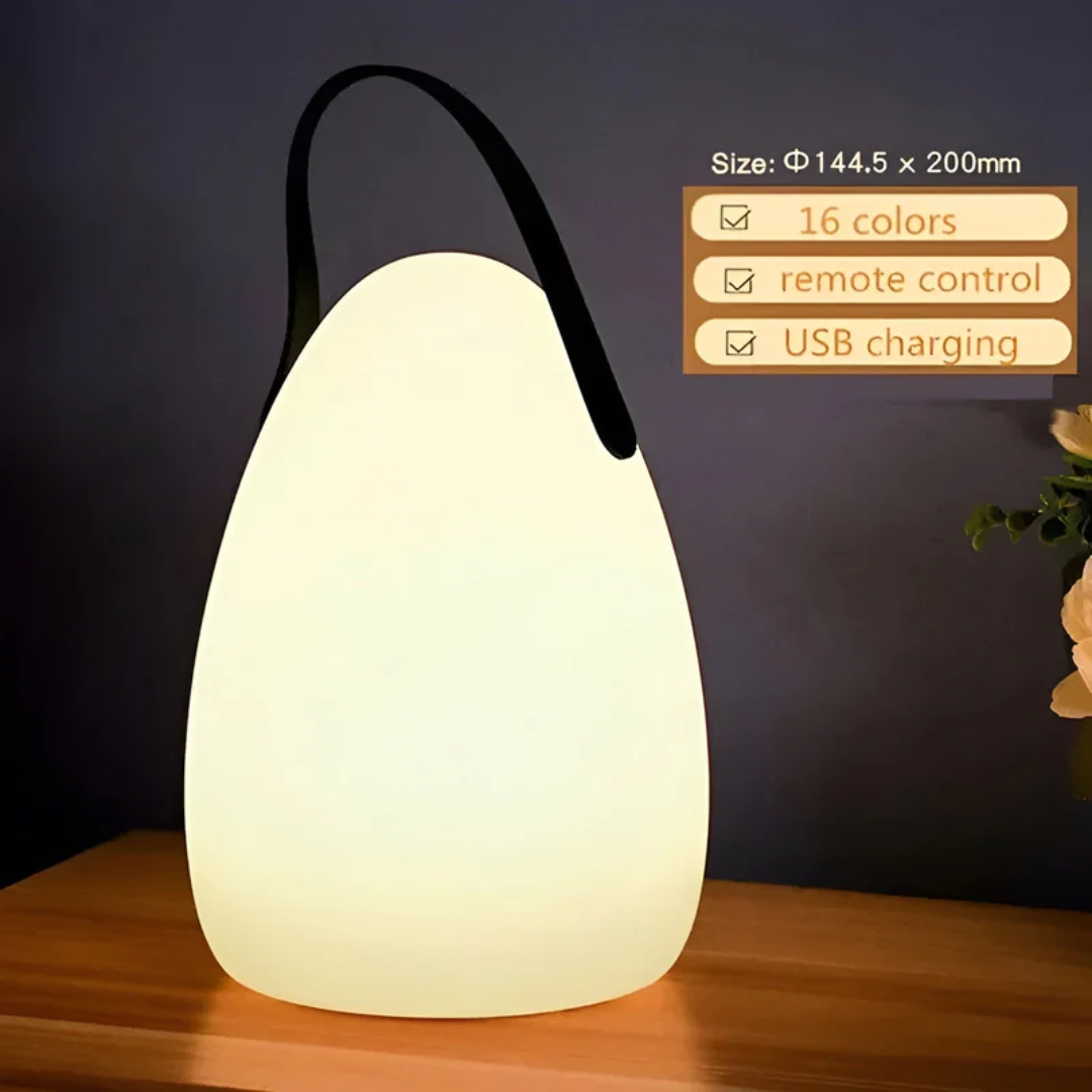 Stylowa bezprzewodowa wodoodporna lampa stołowa