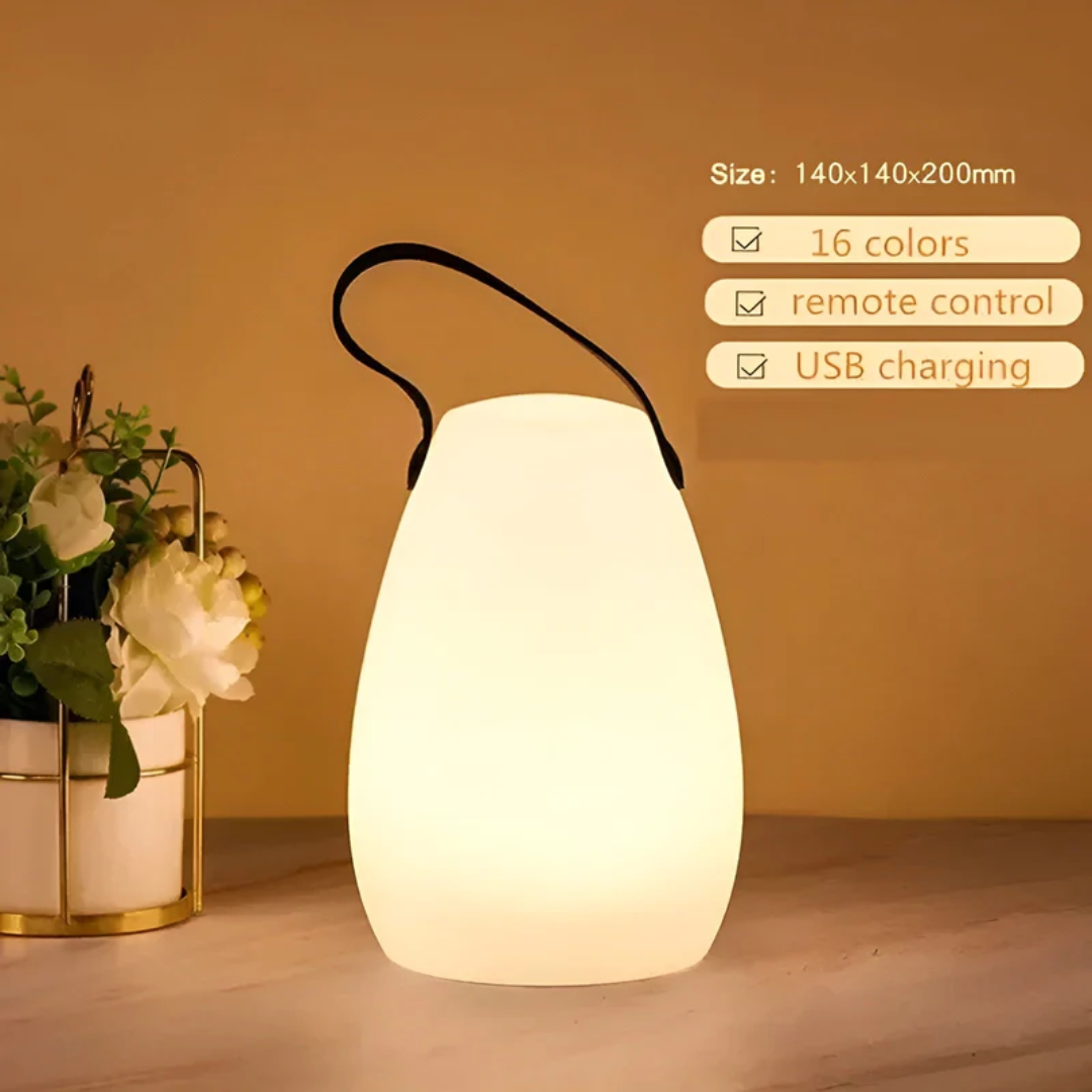 Stylowa bezprzewodowa wodoodporna lampa stołowa