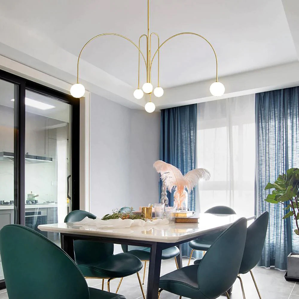 Stylowa designerska lampa wisząca do salonu