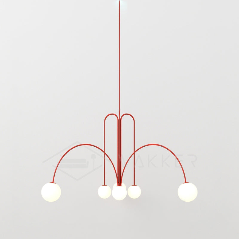 Stylowa designerska lampa wisząca do salonu