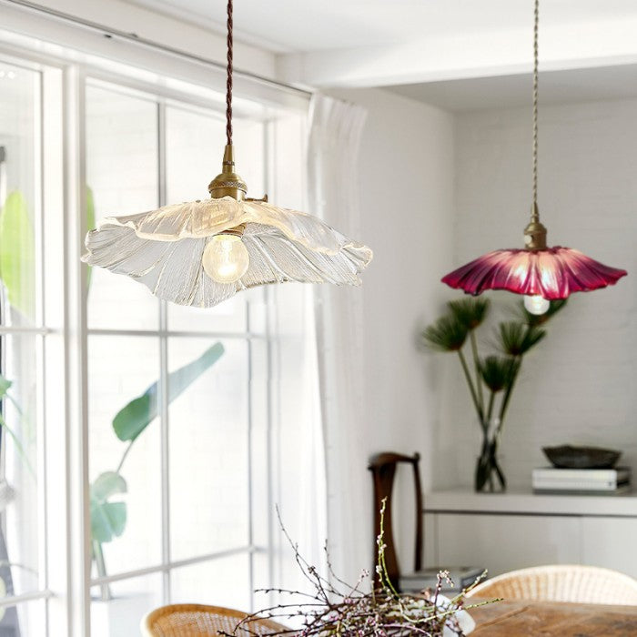Stylowa elegancja wnętrz kwiatowa lampa wisząca do nowoczesnego domu